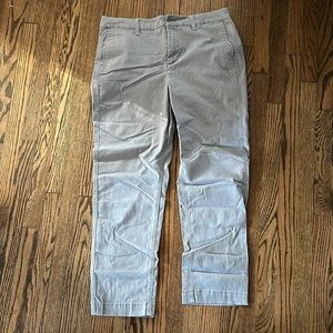 J. Crew Girlfriend high rise chino